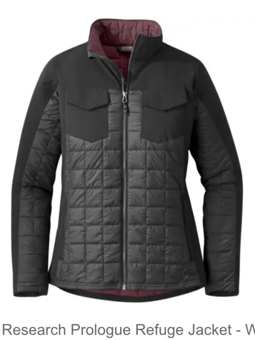 Outdoor Research Prologue Refuge Jacket - Women's, Storm/Black, Medium